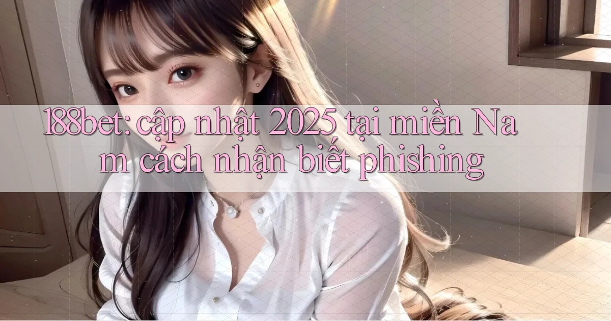 188bet cập nhật 2025 tại miền Nam cách nhận biết phishing