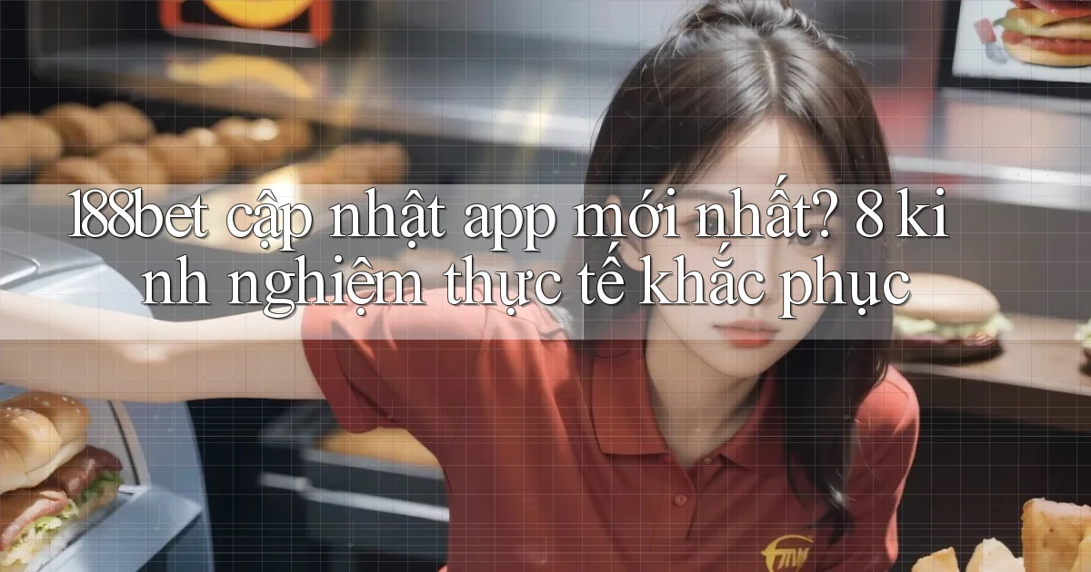 188bet cập nhật app mới nhất 8 kinh nghiệm thực tế khắc phục