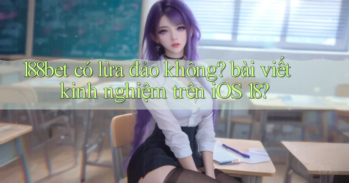 188bet có lừa đảo không bài viết kinh nghiệm trên iOS 18