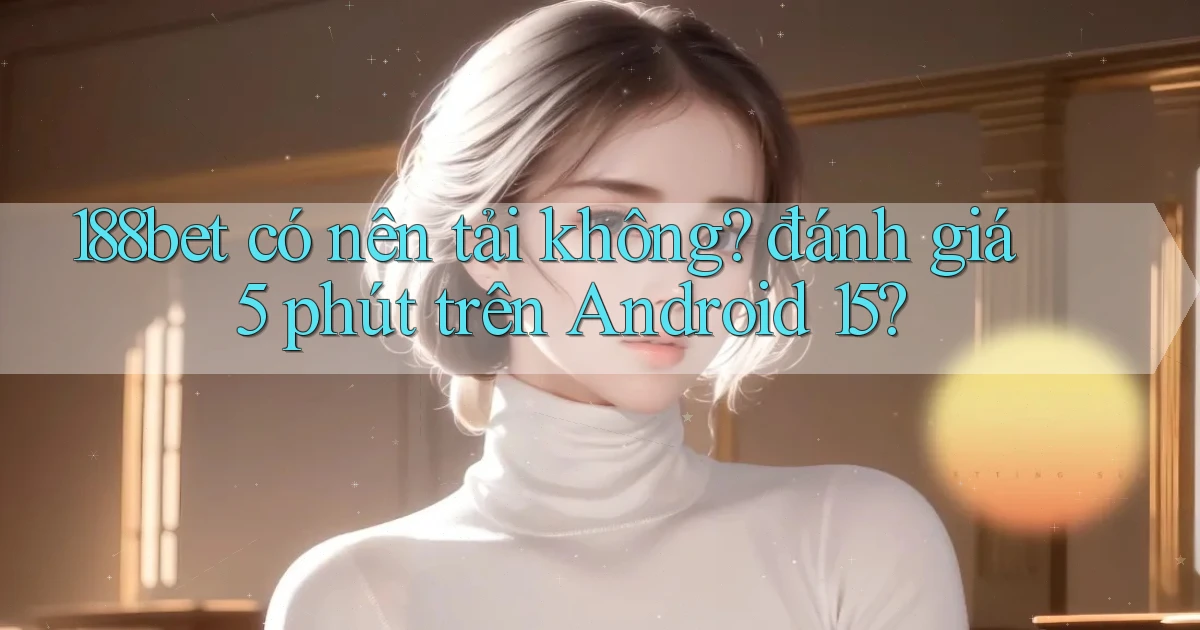 188bet có nên tải không đánh giá 5 phút trên Android 15