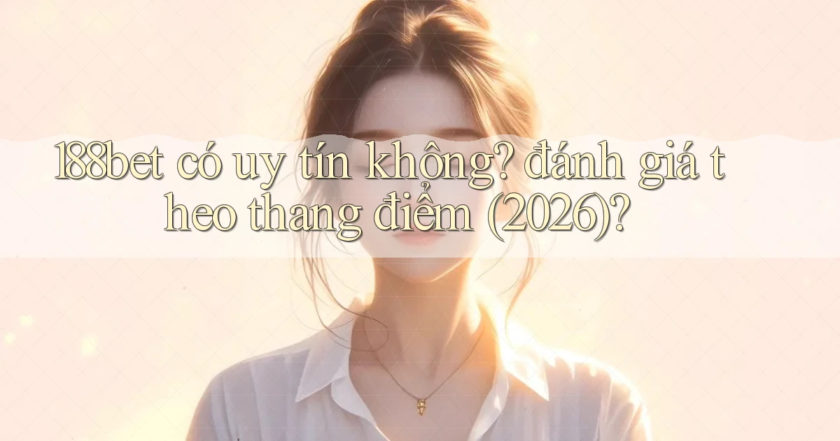 188bet có uy tín không đánh giá theo thang điểm (2026)