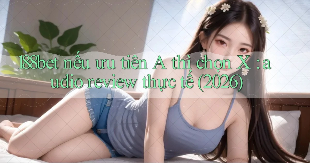 188bet nếu ưu tiên A thì chọn X audio review thực tế (2026)