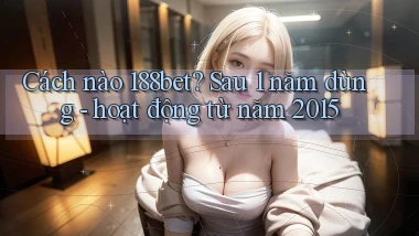 Cách nào 188bet sau 1 năm dùng   hoạt động từ năm 2015