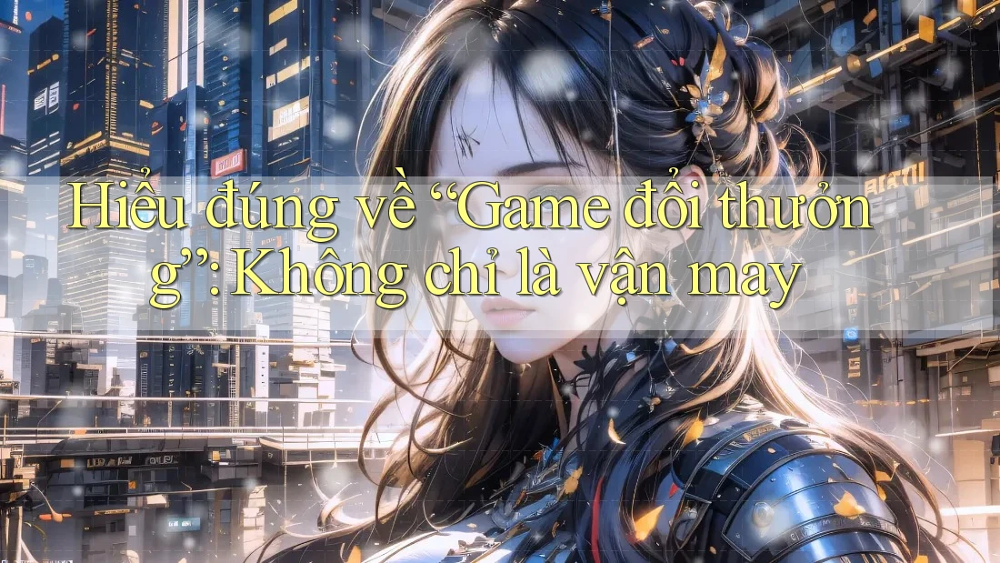 Hiểu đúng về “Game đổi thưởng”: Không chỉ là vận may Hiểu đúng về “Game đổi thưởng”: Không chỉ là vận may