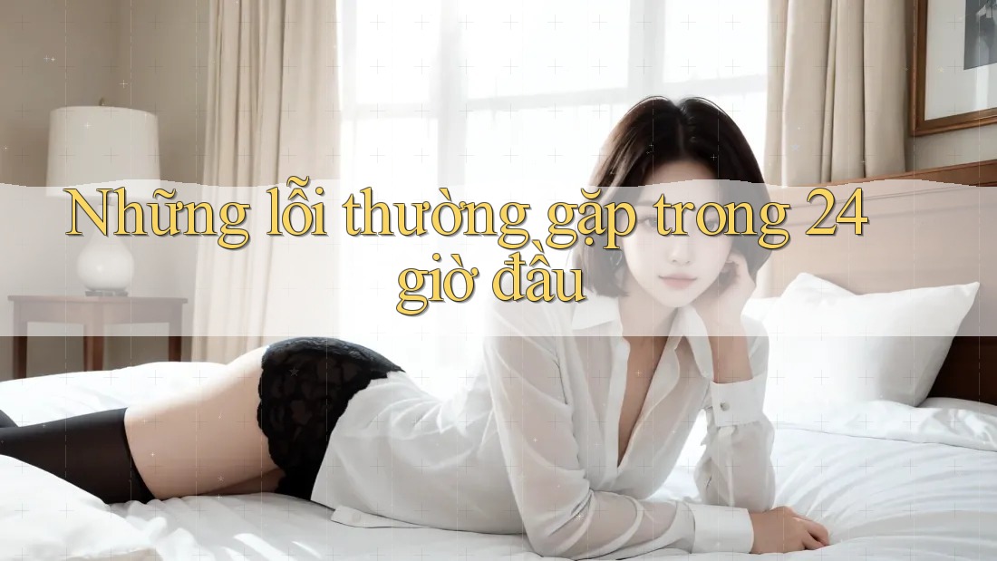 Những lỗi thường gặp trong 24 giờ đầu