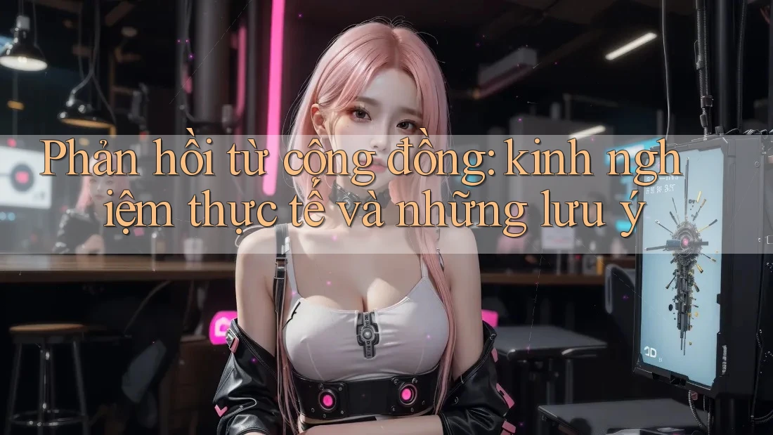 Phản hồi từ cộng đồng: kinh nghiệm thực tế và những lưu ý