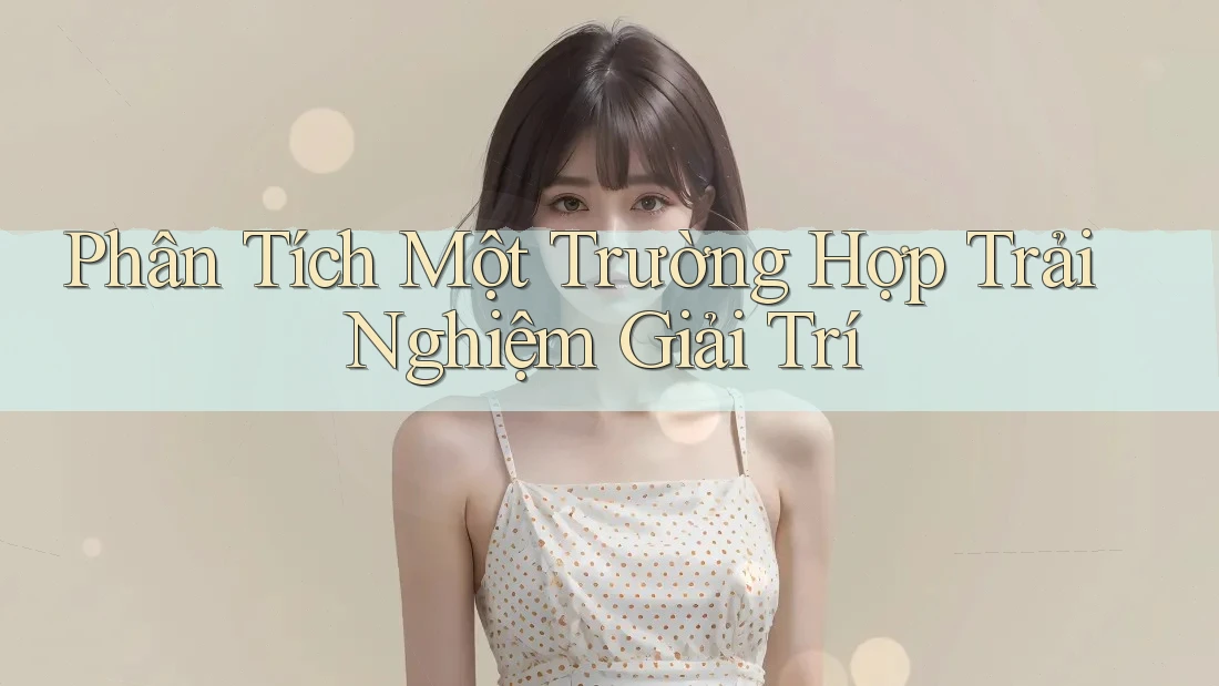 Phân Tích Một Trường Hợp Trải Nghiệm Giải Trí