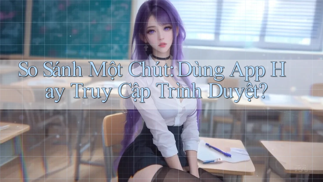 So Sánh Một Chút: Dùng App Hay Truy Cập Trình Duyệt?