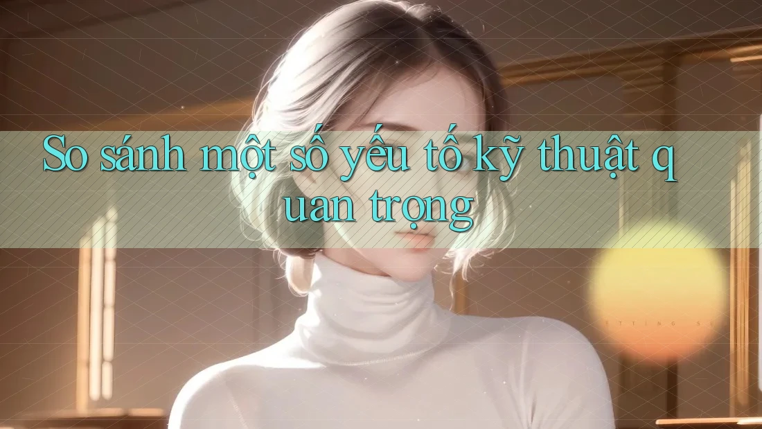 So sánh một số yếu tố kỹ thuật quan trọng