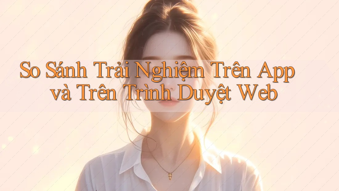 So Sánh Trải Nghiệm Trên App và Trên Trình Duyệt Web
