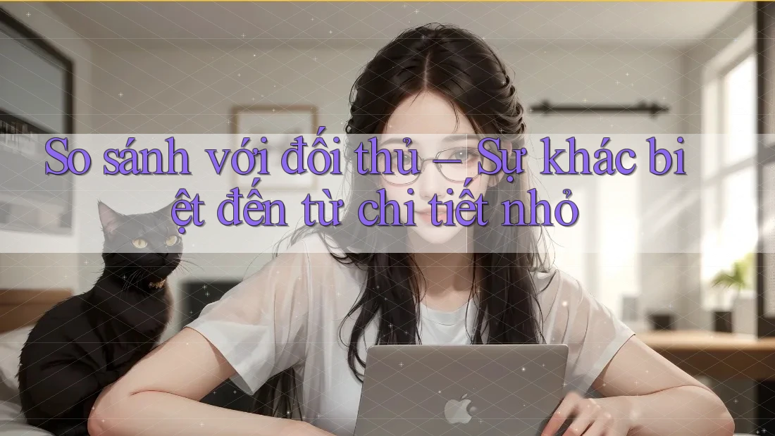 So sánh với đối thủ – Sự khác biệt đến từ chi tiết nhỏ