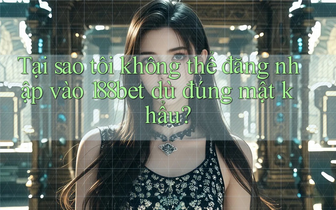 Tại sao tôi không thể đăng nhập vào 188bet dù đúng mật khẩu?