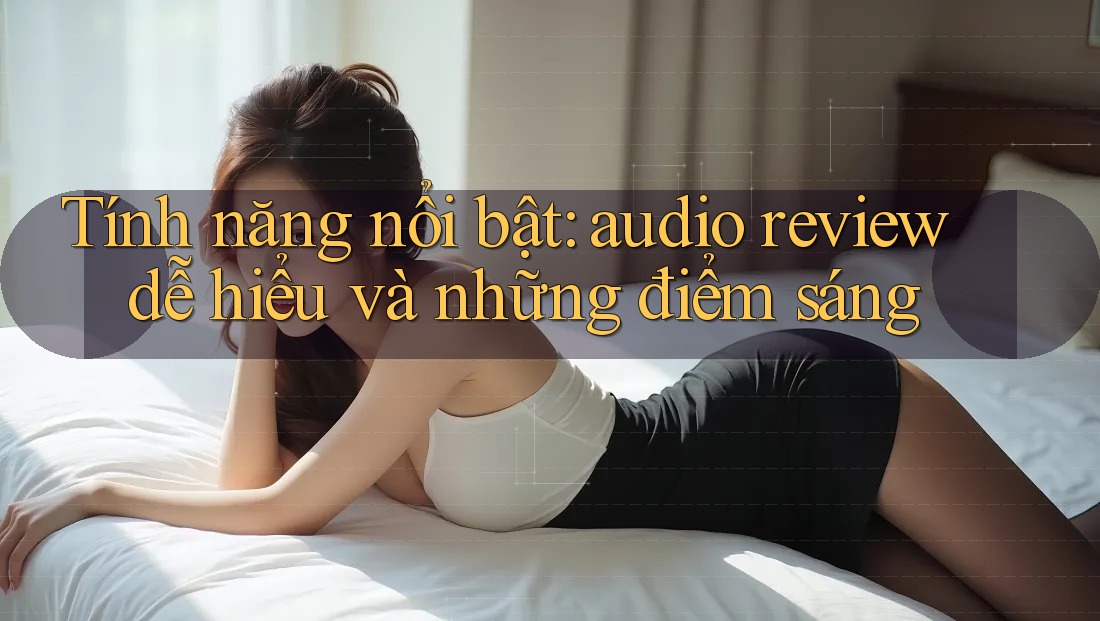 Tính năng nổi bật: audio review dễ hiểu và những điểm sáng