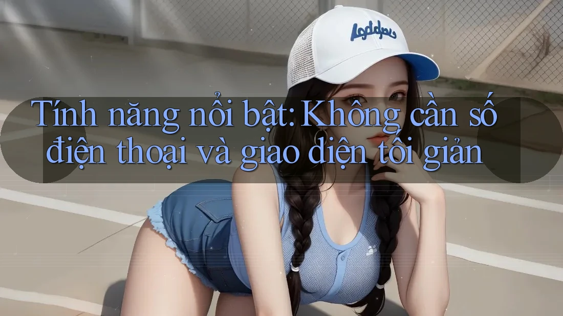 Tính năng nổi bật: Không cần số điện thoại và giao diện tối giản