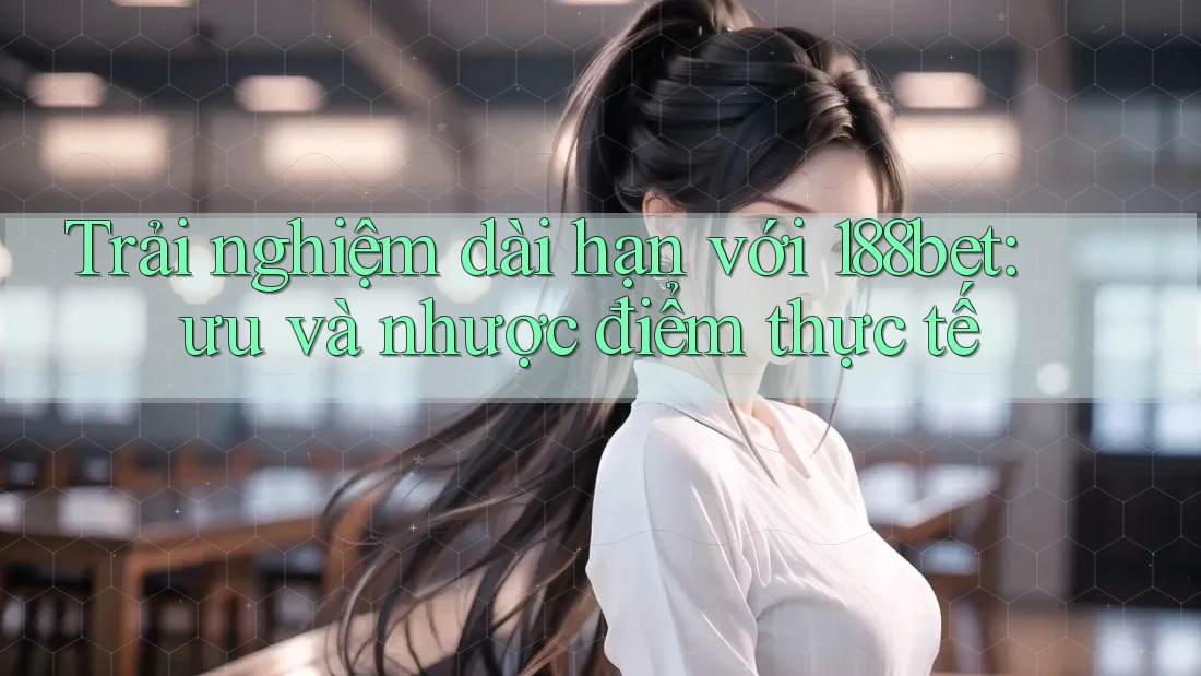 Trải nghiệm dài hạn với 188bet: ưu và nhược điểm thực tế