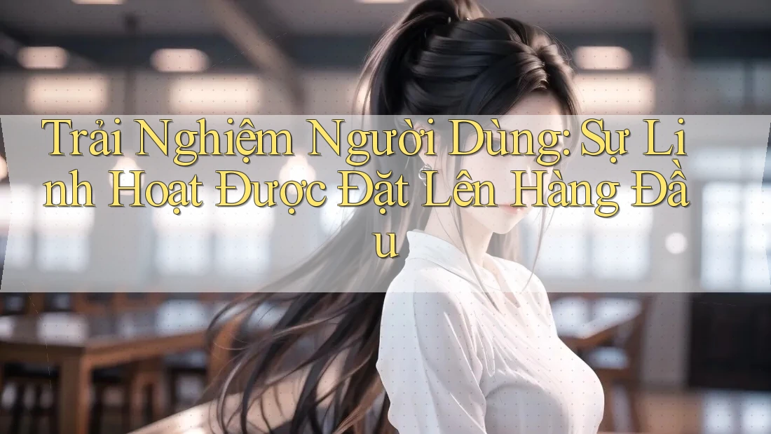 Trải Nghiệm Người Dùng: Sự Linh Hoạt Được Đặt Lên Hàng Đầu Trải Nghiệm Người Dùng: Sự Linh Hoạt Được Đặt Lên Hàng Đầu