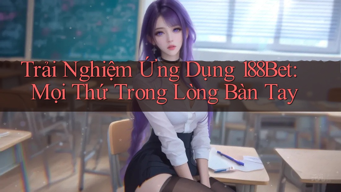 Trải Nghiệm Ứng Dụng 188Bet: Mọi Thứ Trong Lòng Bàn Tay
