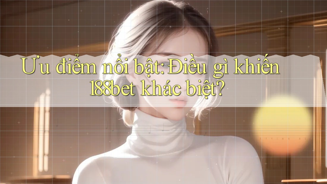 Ưu điểm nổi bật: Điều gì khiến 188bet khác biệt?