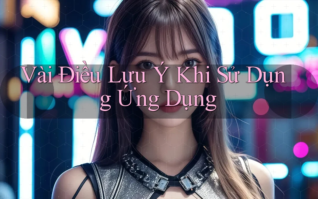 Vài Điều Lưu Ý Khi Sử Dụng Ứng Dụng